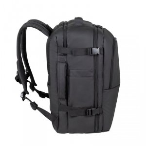 RIVACASE PLECAK NA LAPTOP 17,3 TEGEL ECO, CZARNY, MATERIAŁ WODOODPORNY, EKO RPET, KIESZENIE NA SMARTFON, DOKUMENTY,AKCESOR