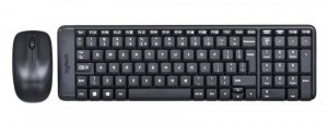Zestaw klawiatura + mysz membranowa Logitech MK220 920-003168 (USB 2.0; kolor czarny; optyczna)