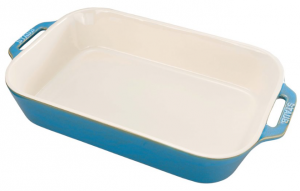 Zwilling STAUB 40508-172-0 Zestaw 3 prostokątnych półmisków ceramicznych - antyczny turkusowy