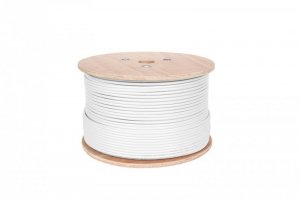 Kabel koncentryczny F690BV.A biały szpula 305m