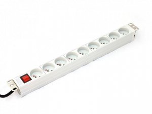 Listwa zasilająca DIGITUS A-19-STRIP-4-IMP (9 x UTE; 2m; kolor biały)
