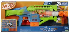Hasbro Nerf Elite - Wyrzutnia Double Punch + strzałki