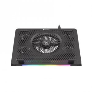 Podstawka chłodząca pod laptopa Genesis Oxid 450 RGB 15.6 z wentylatorem, podświetlenie, 2 USB
