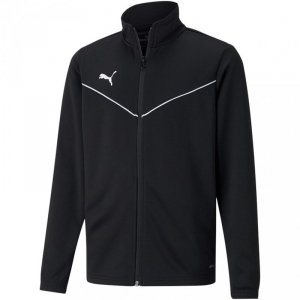 Bluza dla dzieci Puma teamRISE Training Poly Jacket Jr czarna 657393 03  116cm