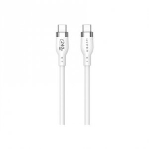 HYPER HJ4001WHGL kabel USB USB 2.0 1 m USB C Biały