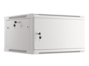 LANBERG SZAFA WISZĄCA RACK 19 6U 600X600 DRZWI METALOWE SZARA (FLAT PACK) WF01-6606-00S