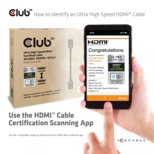 Kabel Cllub3D CAC-1372 Ultra High Speed HDMI™