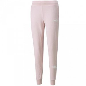 Spodnie damskie Puma Power Graphic Pants różowe 847115 16 L