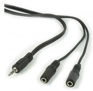 KABEL AUDIO SPLITTER 3.5MM 5M BLACK CCA-415 GEMBIRD