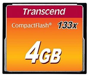 KOMPAKTOWA PAMIĘĆ FLASH 4GB SLC TS4GCF133 TRANSCEND