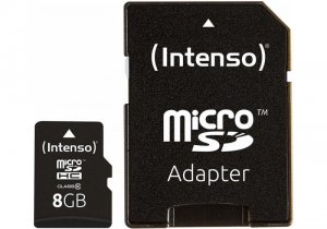 PAMIĘĆ MICRO SDHC 8GB C10 W/ADAPTER 3413460 INTENSO