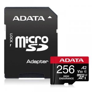 PAMIĘĆ MICRO SDXC 256GB W/AD. AUSDX256GUI3V30SHA2-RA1 ADATA