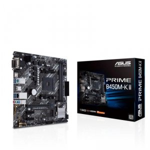 MB AMD B450 SAM4 MATX PRIME B450M-K II ASUS