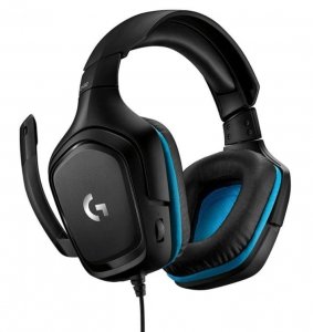 ZESTAW SŁUCHAWKOWY GAMING G432 BLACK 981-000770 LOGITECH