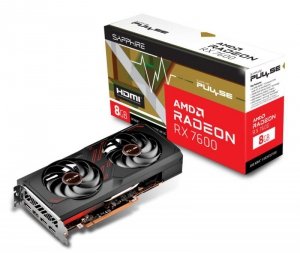 VGA PCIE8 RX7600 8GB GDDR6/PULSE 11324-01-20G SAPPHIRE