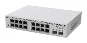 NET SWITCH 16PORT 1000M 2SFP+/CSS318-16G-2S+IN MIKROTIK