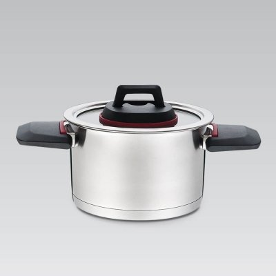 Garnek ze skład.uszami+pokrywka MR-3530-18  2,3L