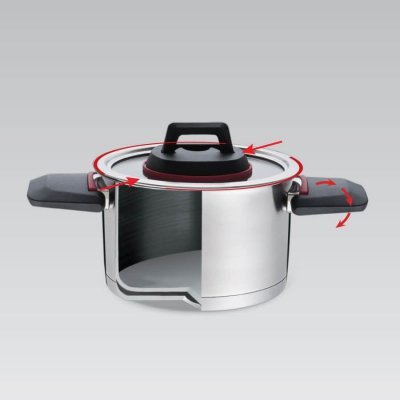 Garnek ze skład.uszami+pokrywka MR-3530-22   4,2L