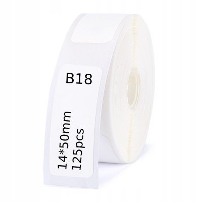 Etykiety termiczne Niimbot T14*50-125 White