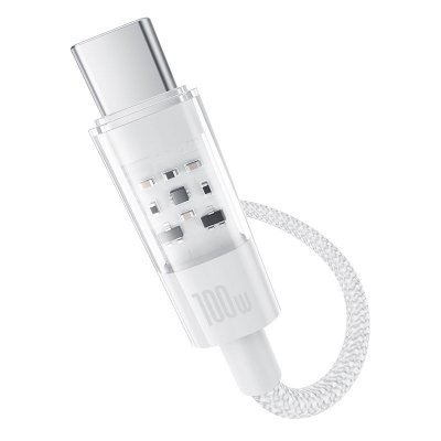 Kabel Baseus Gem Typ C-Typ C 100W 1m (biały)