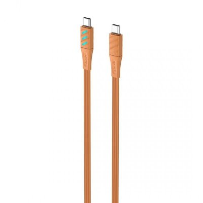 Kabel do ładowania Havit Typ C CB6254 pomarańczowy