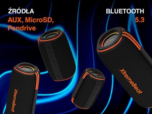TRACER GŁOŚNIK TWS XTREMEBEAT LITE BLUETOOTH RGB