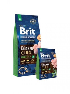 BRIT Premium by Nature Adult XL - sucha karma dla psów dorosłych dużych ras - 15 kg