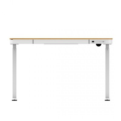 Biurko ACTIVEJET z elektryczną regulacją wysokości 140x70 ET119W-C biały/dąb