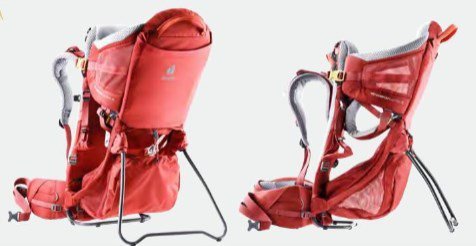 Nosidło turystyczne Deuter Kid Comfort Active SL currant