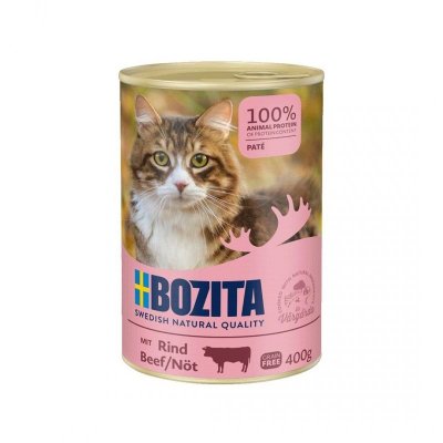 Bozita Pasztet Z Wołowiną - mokra karma dla kota - 400g