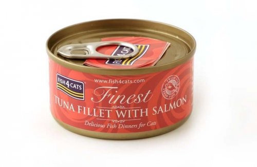 Fish4Cats Finest filet z Tuńczyka z Łososiem 70g