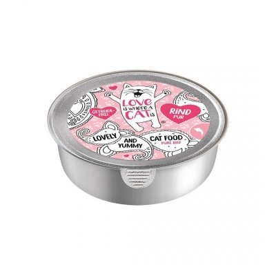 Love is where a cat is® z czystą wołowiną 85g