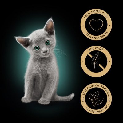 SHEBA Nature&#039;s Collection Drobiowe smaki w galarecie- Junior Kurczak/Łosoś - Mokra karma dla kota 40x85g
