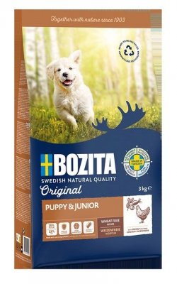 Bozita Original Puppy & Junior Kurczak  - sucha karma dla psa - 3 kg