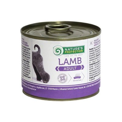 Nature&#039;s Protection Dog Adult Jagnięcina 200g dog food