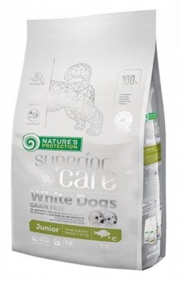 Nature&#039;s Protection White Dogs Grain Free Białoryba Junior Small and Mini Breeds 1.5 kg