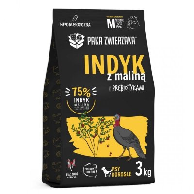 Paka Zwierzaka Seventh Heaven Indyk z maliną &#039;&#039;M&#039;&#039; 3kg