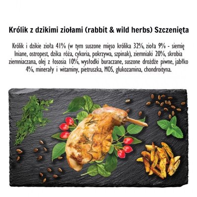 Paka Zwierzaka Seventh Heaven Królik z dzikimi ziołami PUPPY &#039;&#039;S&#039;&#039; 9kg