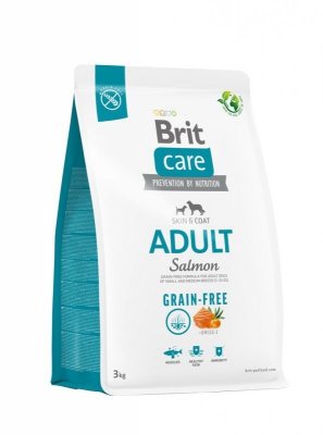 BRIT Care Grain-Free Adult Salmon – sucha karma dla psa - 3 kg