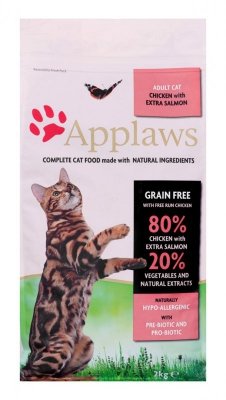APPLAWS CAT Kurczak i Łosoś - karma dla kotów z wysoką zawartością mięsa - 2kg