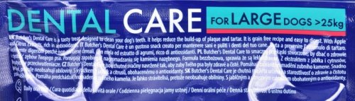 BUTCHER&#039;S Dental Care for large dogs - przysmak dentystyczny dla psów dużych - 270 g