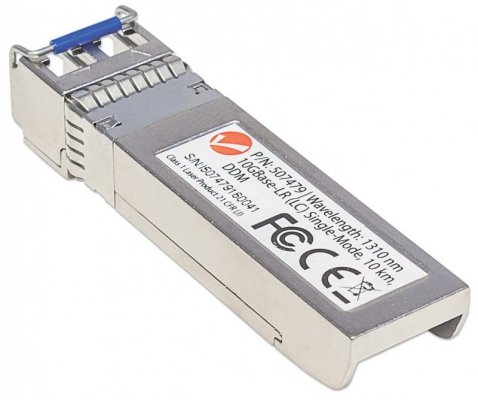 INTELLINET MODUŁ MINI GBIC SFP+ 10GBASE-LR LC JEDNOMODOWY 1310NM 507479