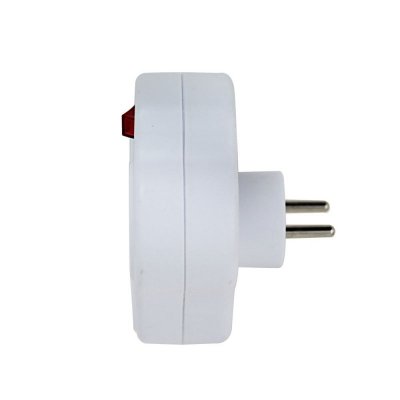 ESPERANZA ROZGAŁĘŹNIK ELEKTRYCZNY 3 GNIAZDA Z WYŁĄCZNIKIEM BIAŁY ELK304W