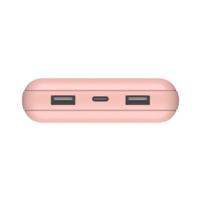 Powerbank Belkin BoostCharge Power Bank 20K 2xUSB-A + 1xUSB-C 20000mAh 15W Rose Gold