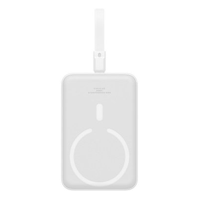 Powerbank Baseus Magnetic Mini Air Wireless 10000mAh 20W+kabel lightning (biały)