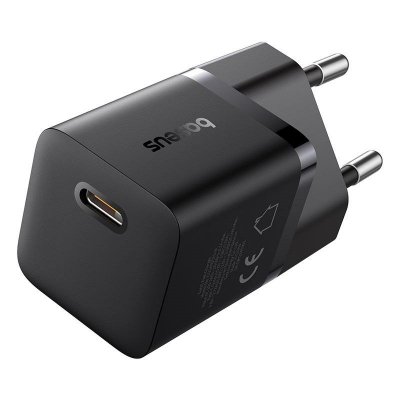 Ładowarka sieciowa Baseus GaN5 1C 25W EU (czarny)