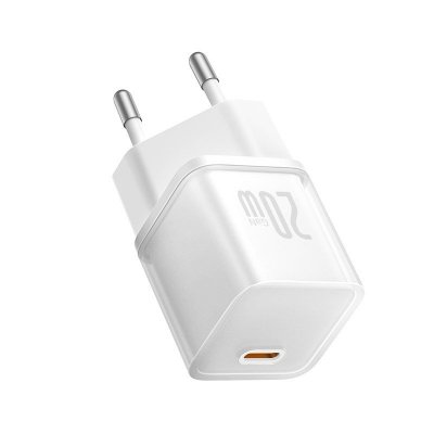 Ładowarka Baseus GaN5S 1C 20W EU (moon white)