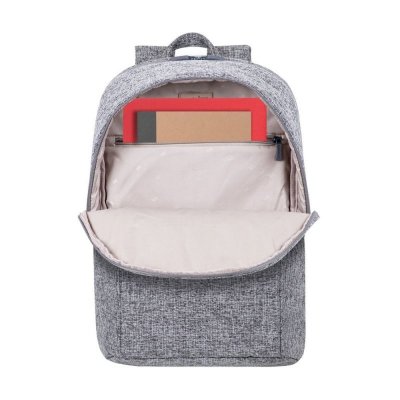 RIVACASE PLECAK NA LAPTOP 15,6&quot; ANVIK, JASNY SZARY, Z MATERIAŁU WODOODPORNEGO
