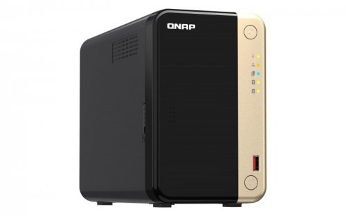 Qnap TS-264-8G, Tower, 2 x 2.5&quot;/3.5&quot; SATA, Intel Celeron N5105/N5095 4C/4T, 8 GB DDR4 onboard not expandable, 2 x 2.5G