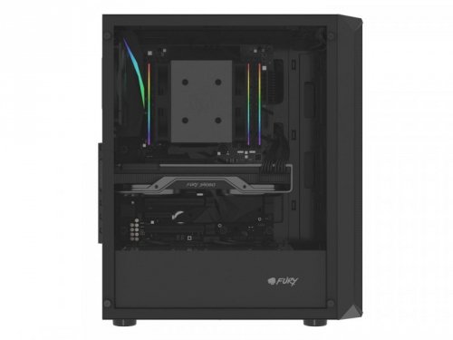 FURY OBUDOWA KOMPUTEROWA FURY SHOBO SH4F MIDI TOWER Z OKNEM CZARNA